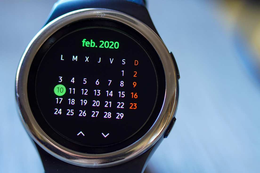 Calendario sull’app per la gestione del noleggio